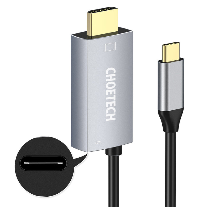 CHOETECH USB-C to HDMI Cable with PD Charging
