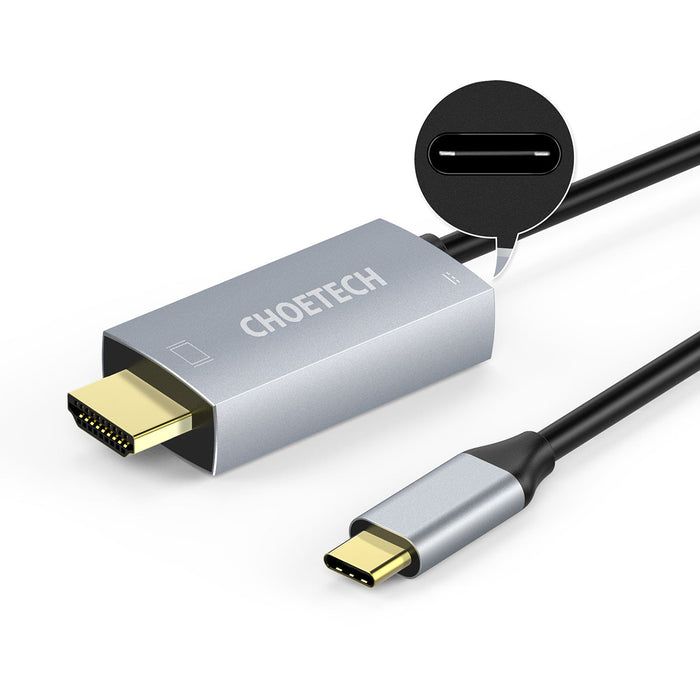 CHOETECH USB-C to HDMI Cable with PD Charging