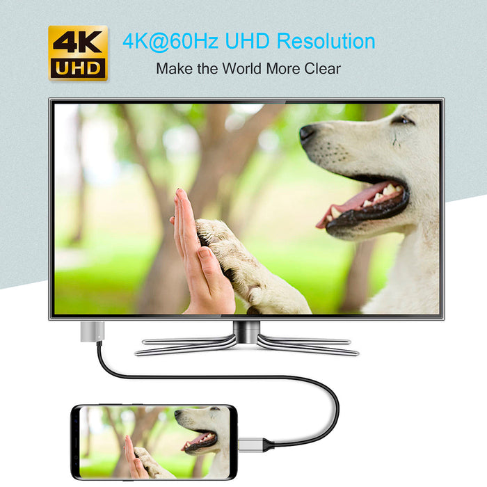 CHOETECH USB-C to HDMI Cable with PD Charging