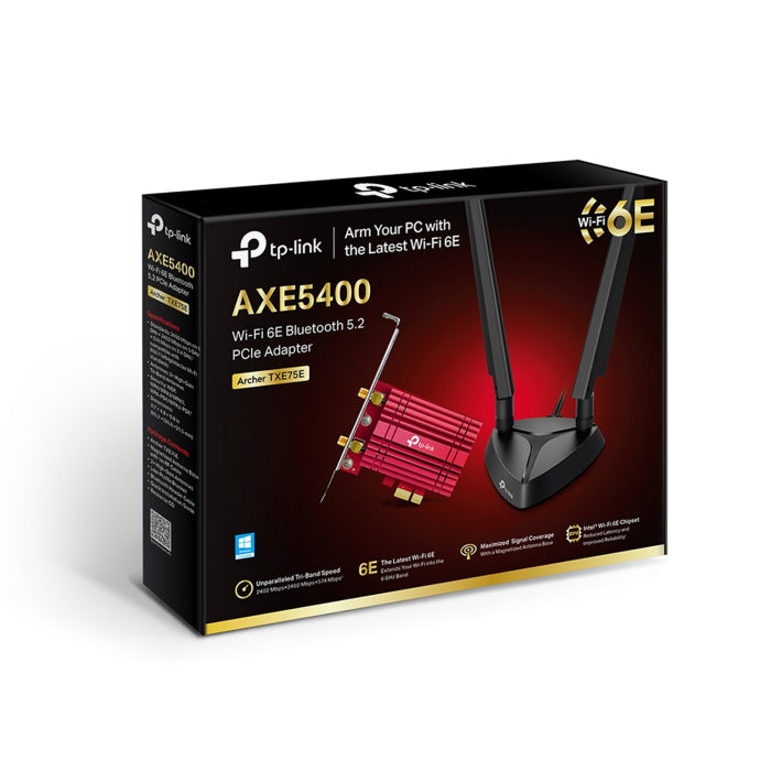 TP-Link AXE5400 Wi-Fi 6E Bluetooth 5.3 PCIe Adapter