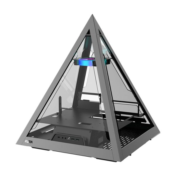 Azza Pyramid Innovative With RGB Fan - PC Case - Black — Pix Store