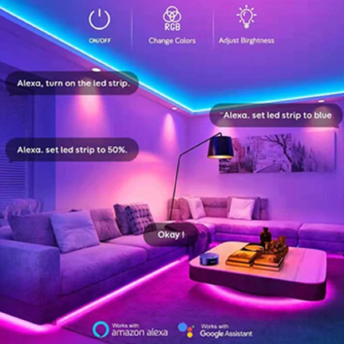 Twisted Minds Gaming Monitor/Tv RGB WIFI Smart Music LED Strip Lights (10M)