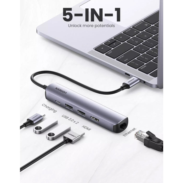 UGreen USB-C 5-in-1 Multifunction Docking Station 4K 60Hz
