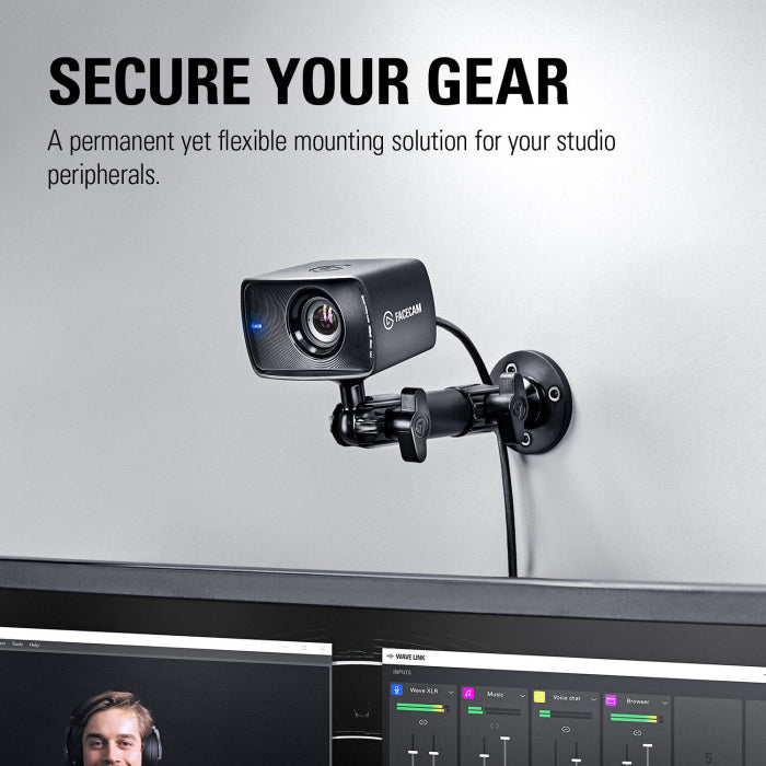 Elgato Wall Mount Articulated Arm For Cameras Lighting & More Essential Accessories