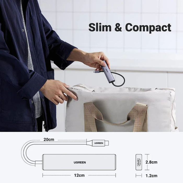 UGreen CM 478 5-in-1 USB-C Multifunction Adapter