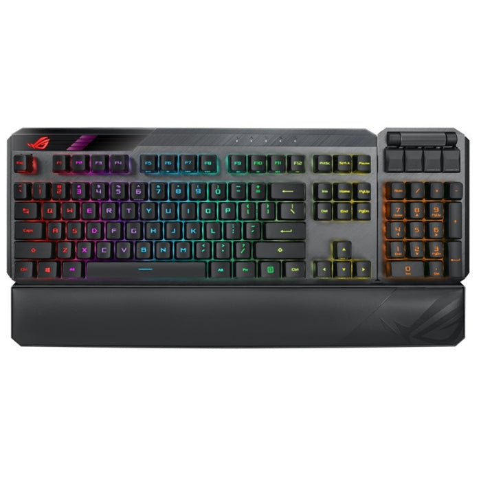 Asus Rog Strix Claymore II Wireless/Wired Mechanical TKL Gaming Keyboard ROG RX Red Switch (Arabic)