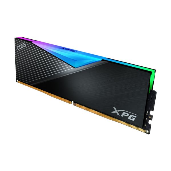 XPG Lancer DDR5 RGB 5200MHz 32GB (2x16GB) UDIMM Desktop SDRAM Memory RAM Kit - Black