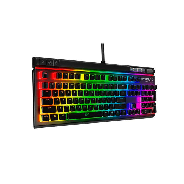 HyperX Alloy Elite 2 RGB Wired Mechanical Gaming Keyboard Linear HX Red Switch HyperX Pudding Keycaps (ABS) For PC,PS5,PS4,Xbox Series X|S & Xbox One
