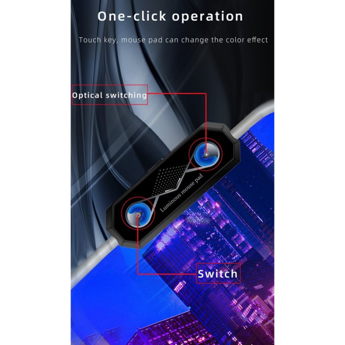 GAMEON LED Luminous Gaming Mousepad With RGB Lighting (900x400x3mm) - Pokemon Arceus And The Jewel Of Life Edition
