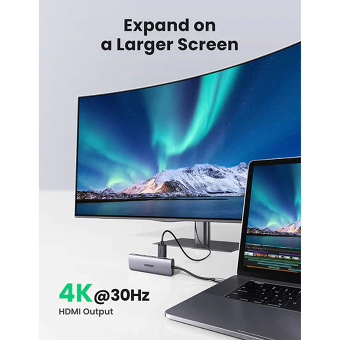 UGreen CM511 USB-C 6-in-1 Multifunctional Adapter
