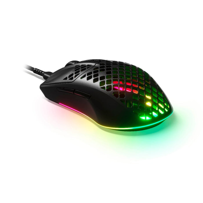 SteelSeries Aerox 3 Ultra Lightweight Wired Gaming Mouse (2022 Edition) - Onyx