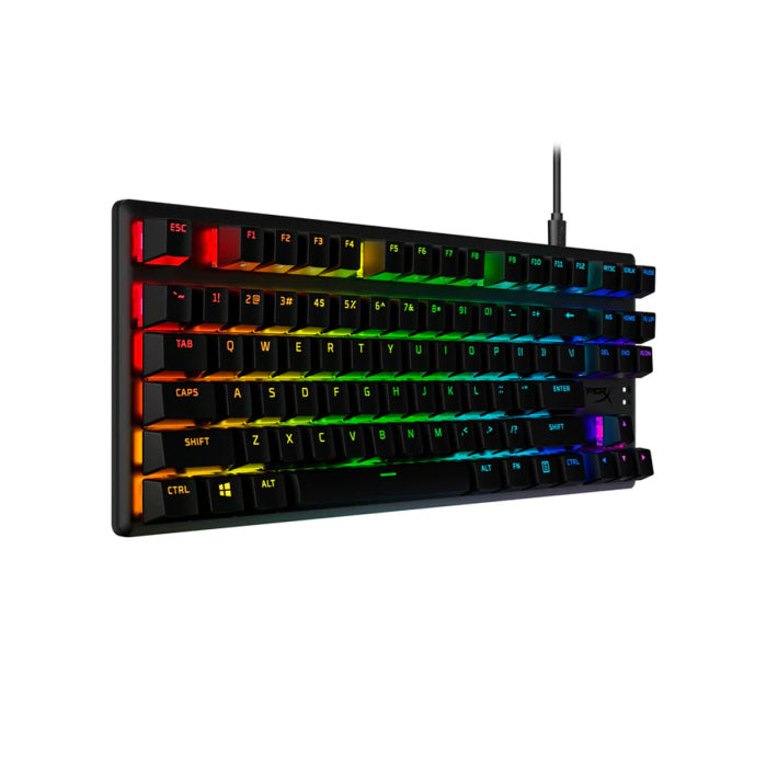 HyperX Alloy Origins Core Tenkeyless PBT RGB Wired Mechanical Gaming Keyboard Linear HX Red Switch Eng/Arb For PC,PS5,PS4,Xbox Series X|S & Xbox One