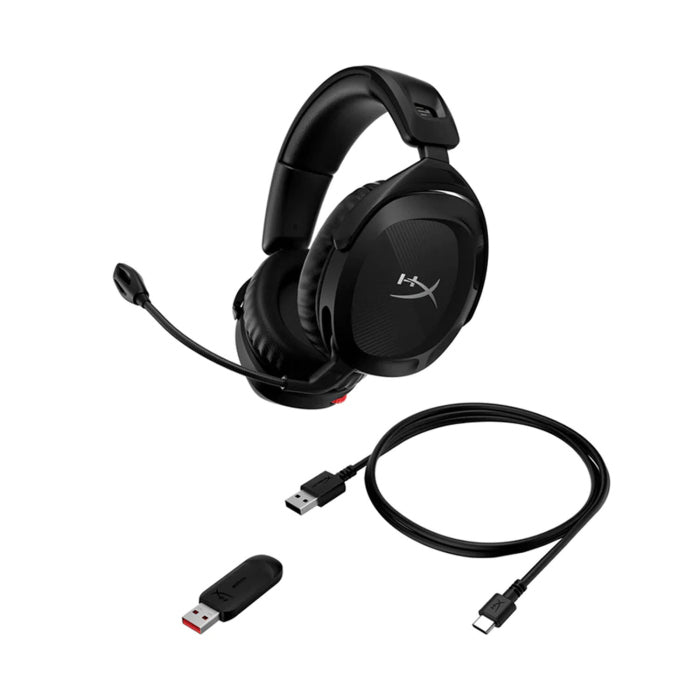 HyperX Cloud Stinger 2 Wireless Gaming Headset with Noise-Cancelling Mic DTS® Headphone:X® Spatial Audio For PC - Black