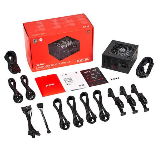 XPG CYBERCORE 1000W Platinum Power Supply - Black