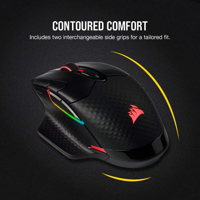 Corsair Dark Core RGB Pro SE Wireless FPS/MOBA 18,000 DPI Gaming Mouse with Slipstream Technology