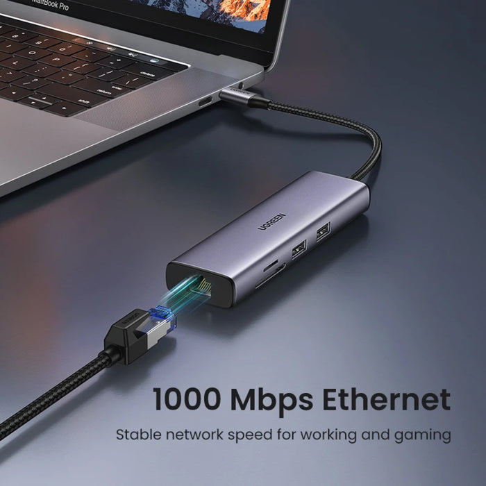 UGreen USB-C 7-in-1 Multifunction Adapter 4K@30Hz