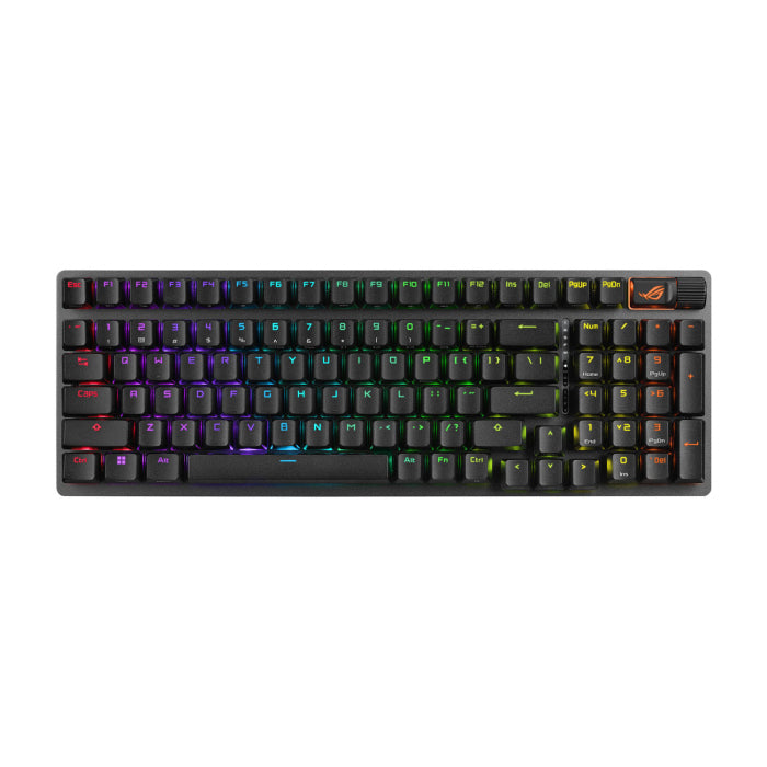 Asus X901 Rog Strix Scope II 96 Wireless RGB Mechanical Gaming KeyBoard NX Snow Switch Refined Linear - Black
