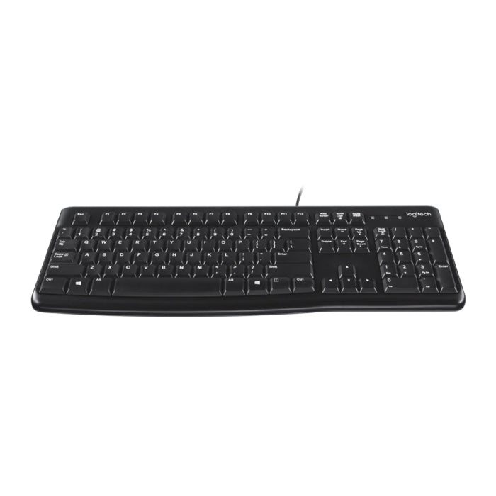 Logitech K120 Wired USB Keyboard – Black