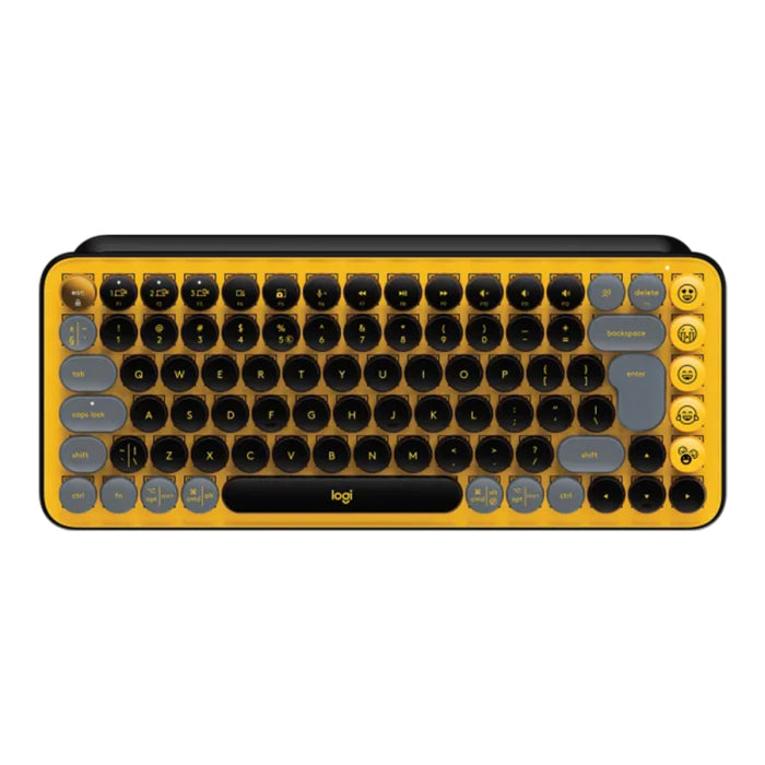 Logitech Pop Keys Wireless Mechanical Keyboard - Yellow/Black