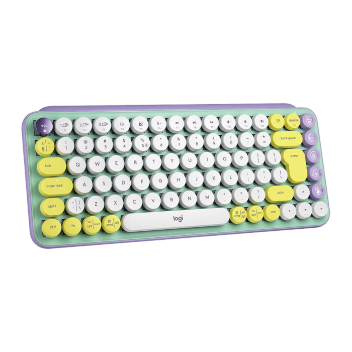 Logitech Pop Keys Wireless Mechanical Keyboard - Green/White