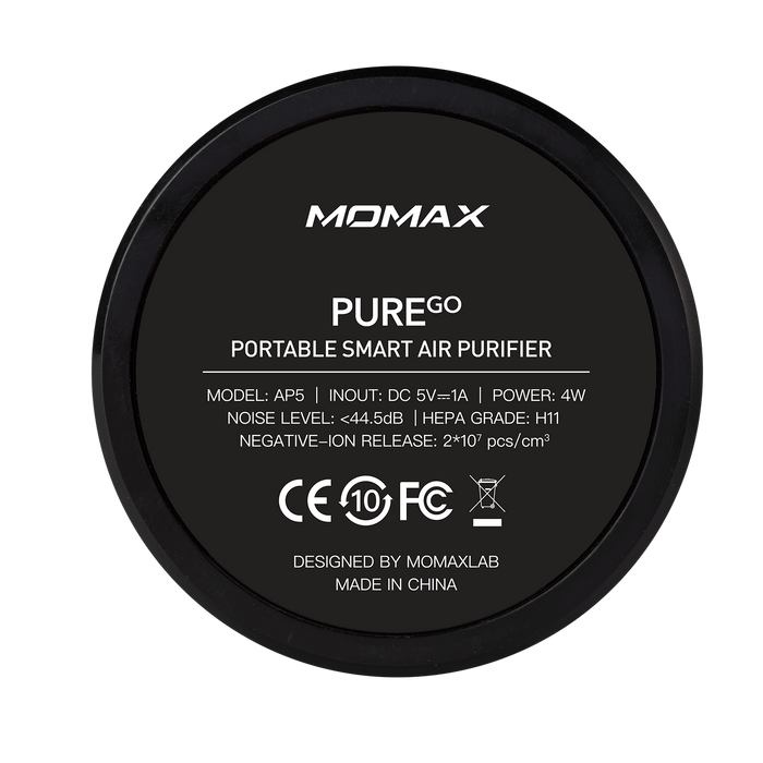 Pure go Negative Ion Antibacterial Air Purifier AP5
