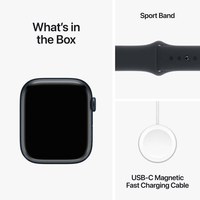 Watch Series 9 GPS 41mm Midnight Aluminium Case with Midnight Sport Band M/L
