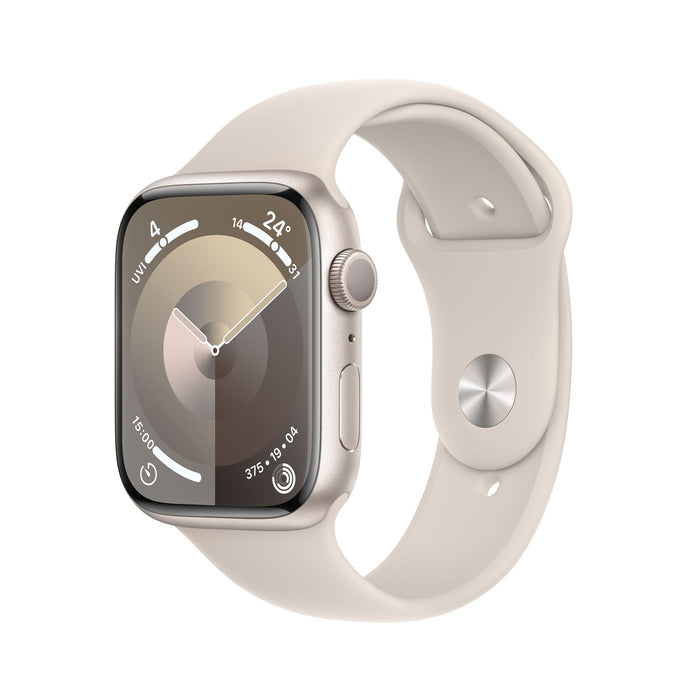 Watch Series 9 GPS 41mm Starlight Aluminium Case with Starlight Sport Band S/M
