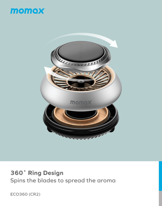 Eco360 Solar Car Aroma Diffuser CR2