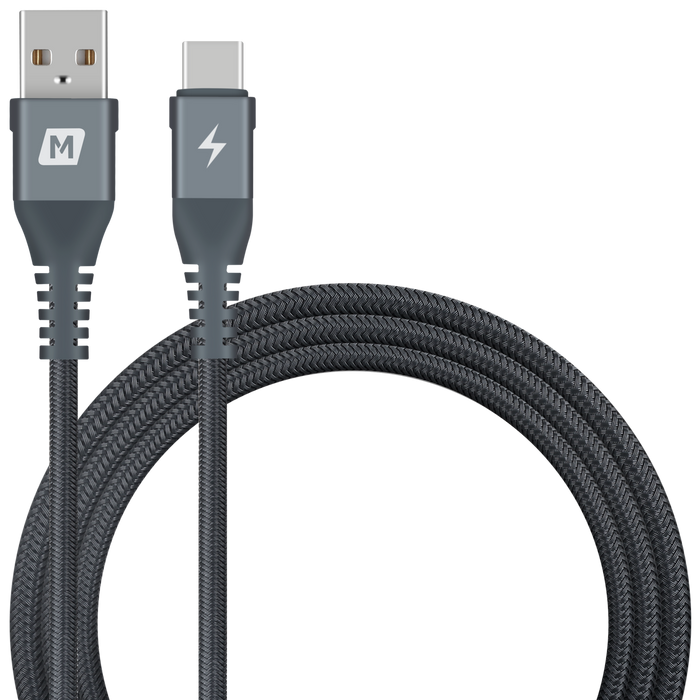 Elite Link USB A to USB-C 5A Triple Braided Cable Supports Fast Charge (1.2M) DTA10