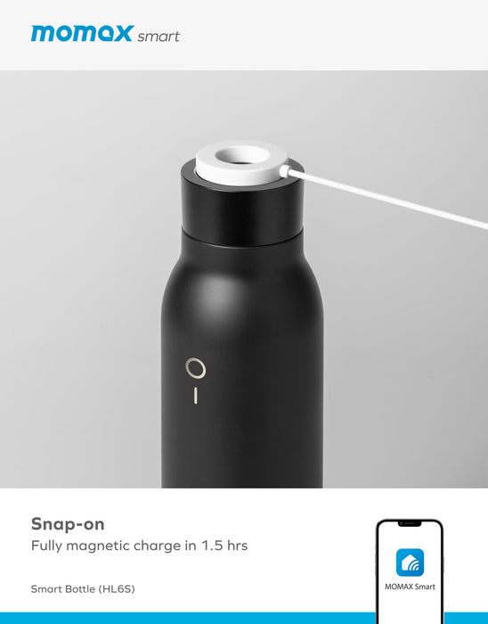 Smart Bottle IoT Thermal Drinkware (HL6S) Black HL6SD
