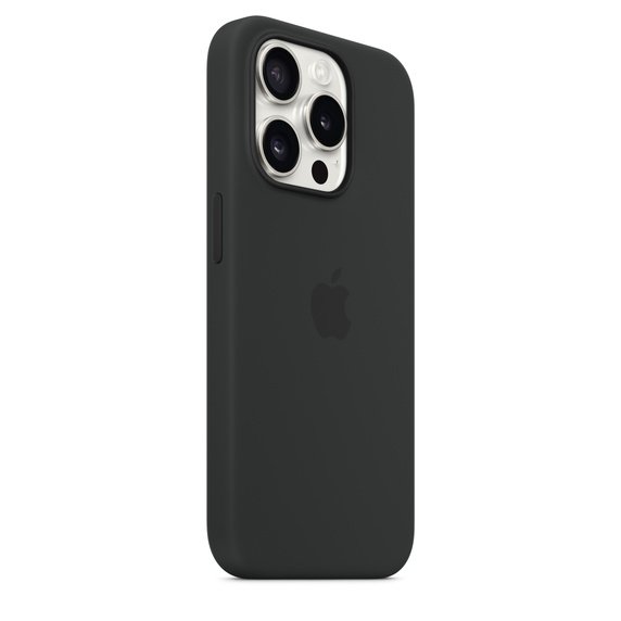 iPhone 15 Pro Max Silicone Case with MagSafe Black