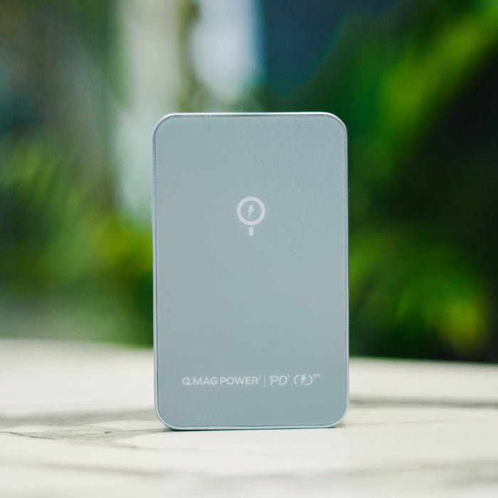 Q.Mag Power7 Magnetic Wireless Battery Pack 10000mAh (Blue) IP107B