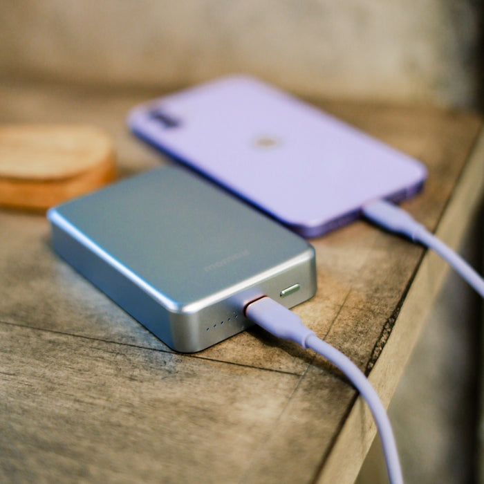 Q.Mag Power7 Magnetic Wireless Battery Pack 10000mAh (Blue) IP107B