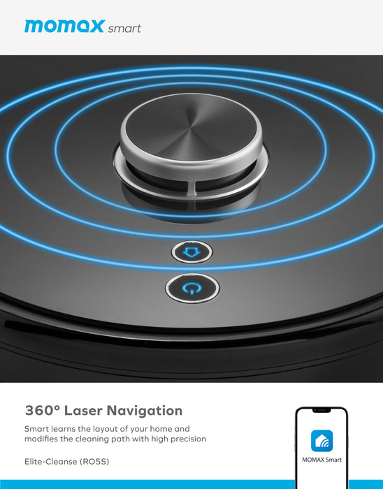 Elite Cleanse IoT UV-C Vacuum Robot (RO5S) RO5SUKD
