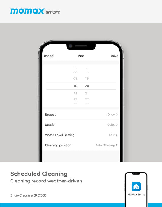 Elite Cleanse IoT UV-C Vacuum Robot (RO5S) RO5SUKD