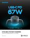 MoVe 67W dual-port car charger UC16
