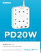 ONEPLUG PD20W 2A1C 4-position extension board US3