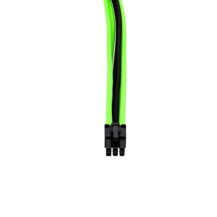 Thermaltake TtMod Sleeve Extension Power Supply Cable Kit - Green/Black