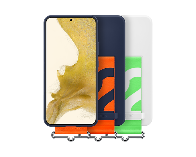 S22 + Silicone Cover with Strap