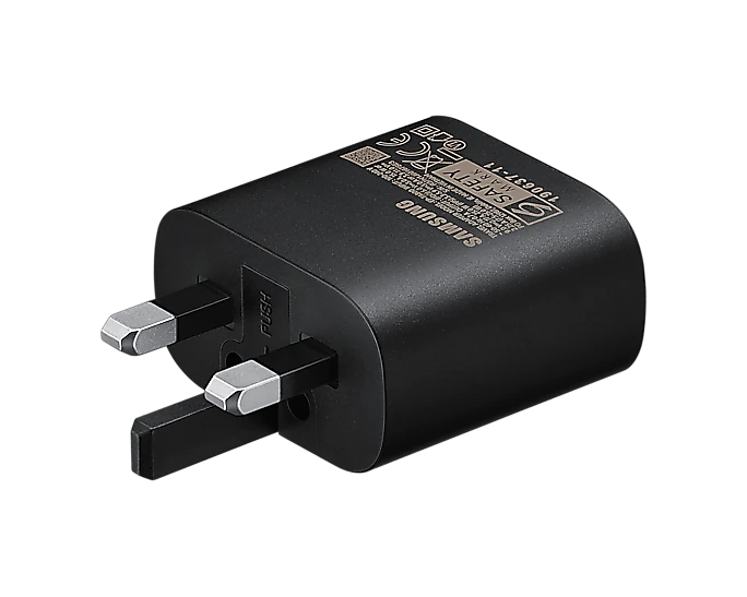 Super Fast Travel Adapter (25 W) without cable Black
