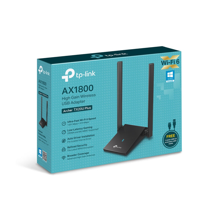 TP-Link AX1800 Dual Antennas High Gain Wireless USB Adapter