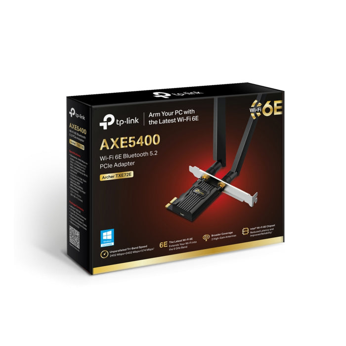 AXE5400 Wi-Fi 6E Bluetooth 5.2 PCIe Adapter