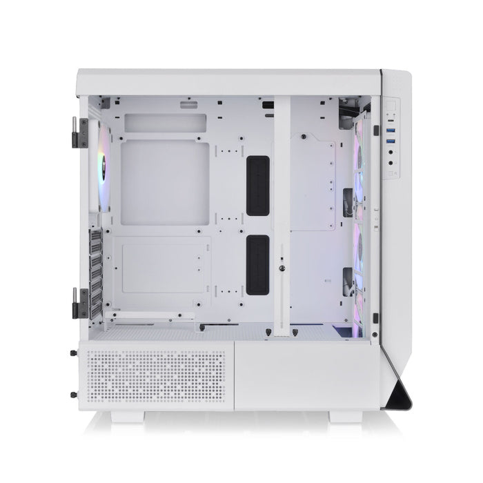 Thermaltake Ceres 500 TG ATX Mid Tower Tempered Glass Side Panel Case With 4 ARGB Fans - Snow White