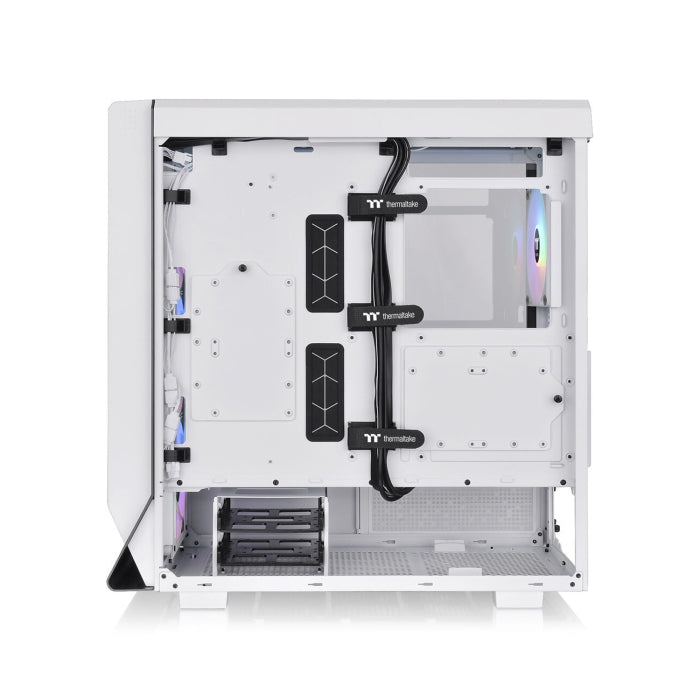Thermaltake Ceres 500 TG ATX Mid Tower Tempered Glass Side Panel Case With 4 ARGB Fans - Snow White