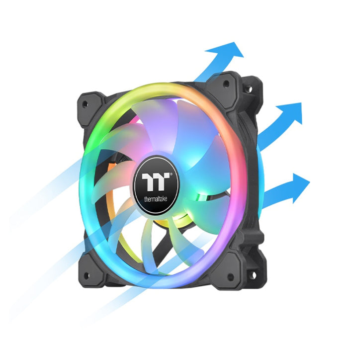 Thermaltake SWAFAN 14 RGB Radiator Fan TT Premium Edition 3-in-1 Pack Swappable Fan Blade Design