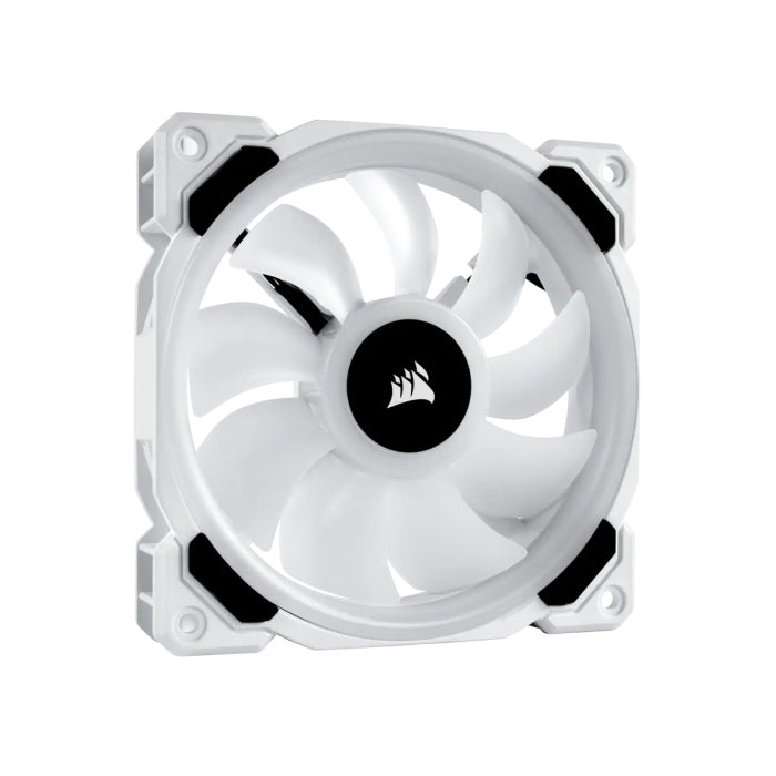 Corsair LL Series LL120 RGB 120mm Dual Light Loop RGB LED PWM Fan Single Pack - White