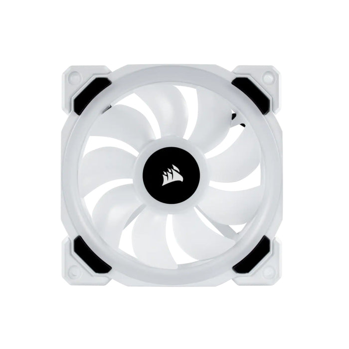 Corsair LL Series LL120 RGB 120mm Dual Light Loop RGB LED PWM Fan Single Pack - White