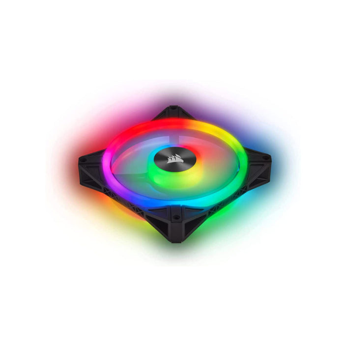 Corsair iCUE QL120 RGB 120mm PWM Single Fan Pack- Black