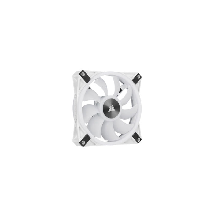 Corsair iCUE QL120 RGB Triple Fan Kit with Dual RGB Light Loops + Lighting Node Core - White