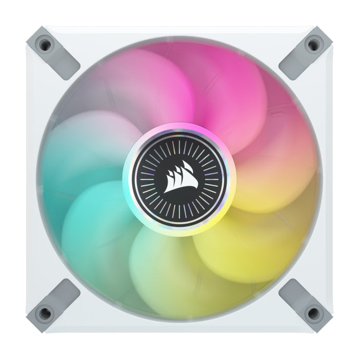 Corsair ML120 RGB ELITE Premium Magnetic Levitation RGB Single Fan With AirGuide Technology - White